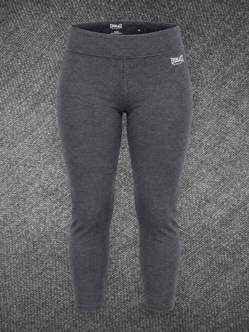 Everlast Sport Gray Cotton Stretch Leggings XL